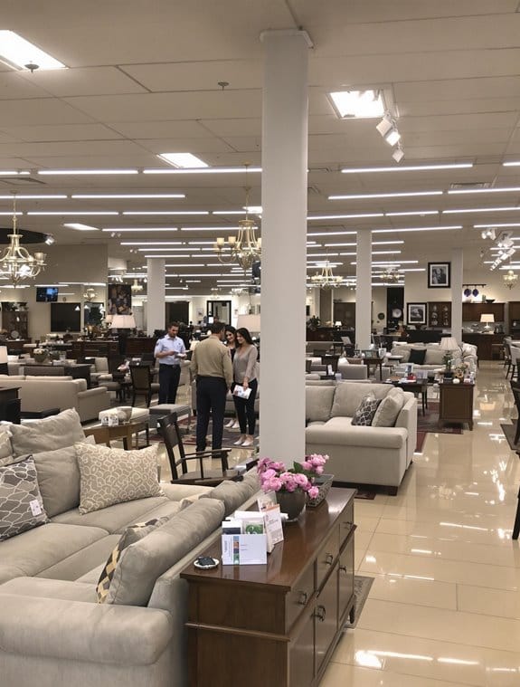 choosing ashley furniture store