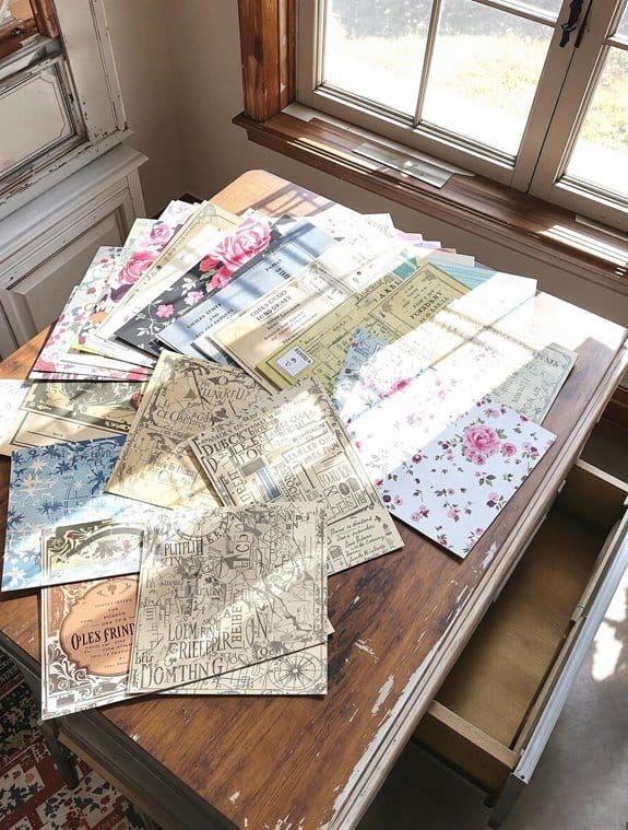 decoupage paper selection factors