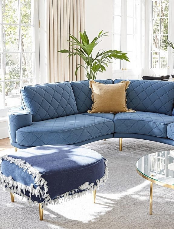 denim furniture for transformation
