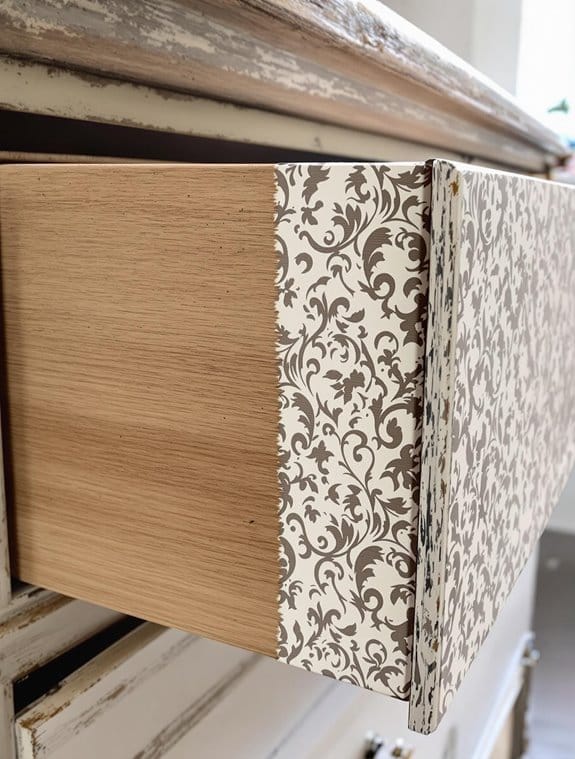 selecting furniture transfer rub ons