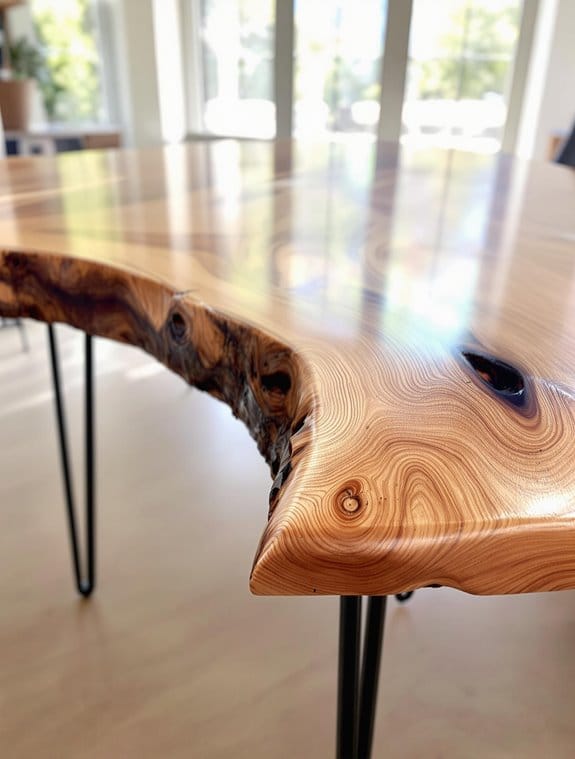 selecting live edge furniture