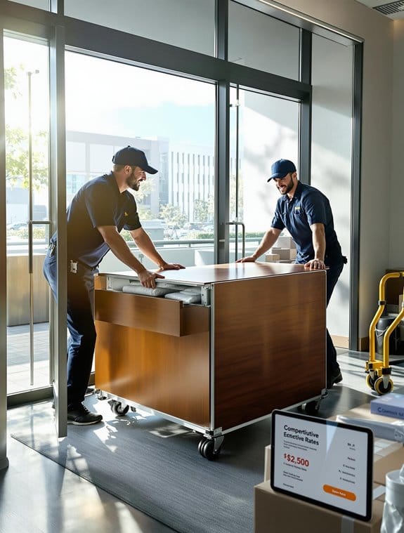 selecting office furniture removal