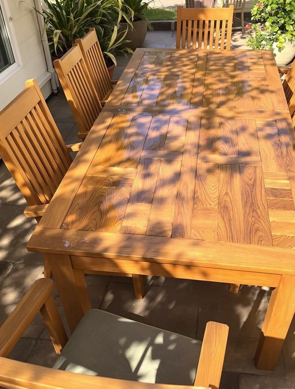 selecting outdoor wood furniture