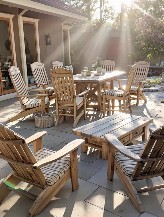 selecting rustic outdoor furniture