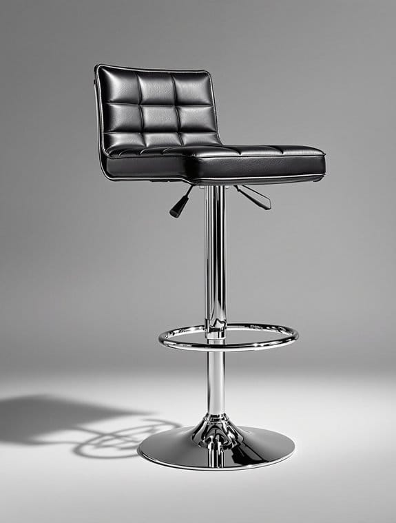 top dimensions bar stools