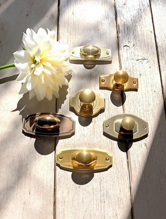 vintage drawer handle guide